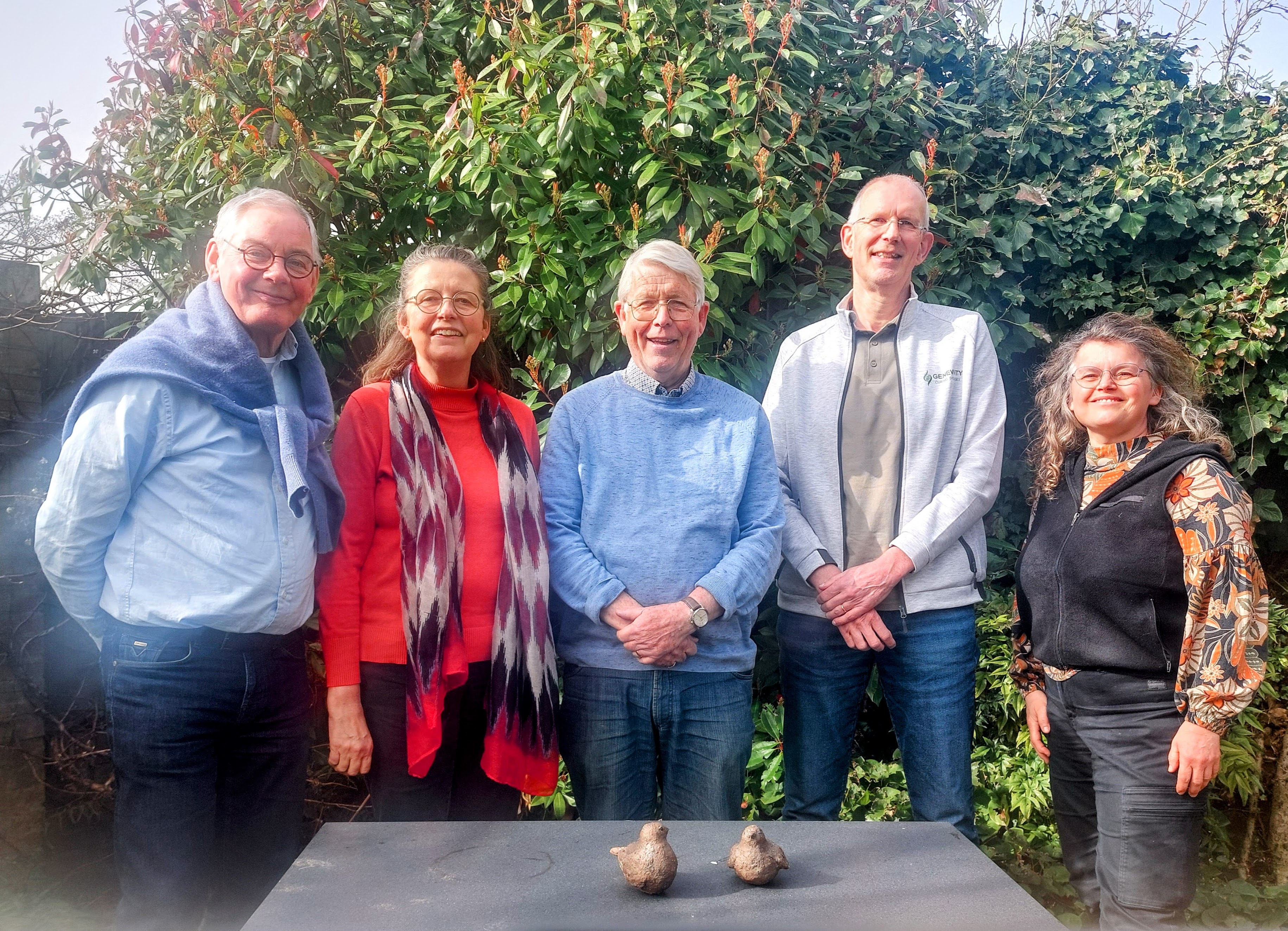 De trekkers van de initiatiefgroep, maart 2026